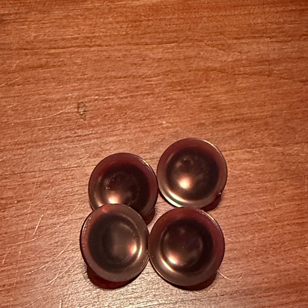 Set of Four Brown Buttons